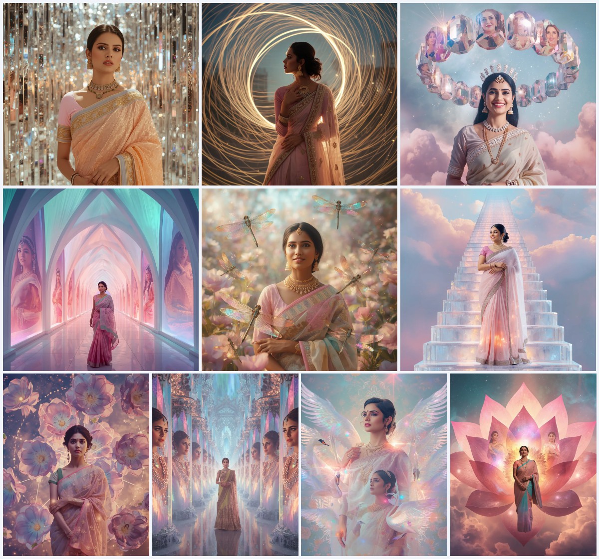 Beautiful Girl's Traditional Saree AI Prompts for Festive Occasion Photography | new ai prompt chatgpt